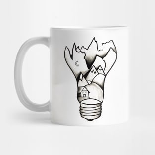 Bulb tattoo Mug